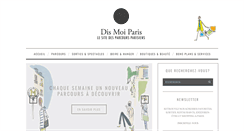Desktop Screenshot of dismoiparis.fr